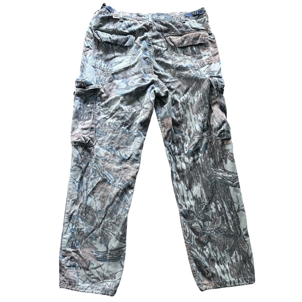 Vintage Duxbak Camo Jeans Mens Large Real Tree Hunting 90s Y2K USA Denim Pants